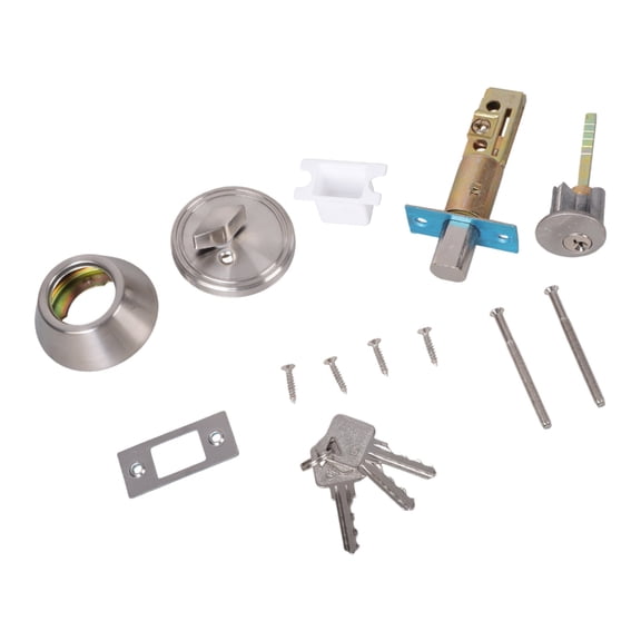 Keyed Door Bolt Lock Antiprying Invisible Lock Front Door Entrance Lockset