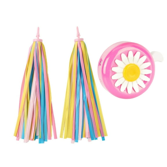 ROZYARD Kids Bike Bells and Streamers Children Bicycles Bells with Tassels Ornaments