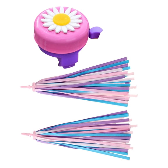 ROZYARD Kids Bike Bells and Streamers Children Bicycles Bells with Tassels Ornaments