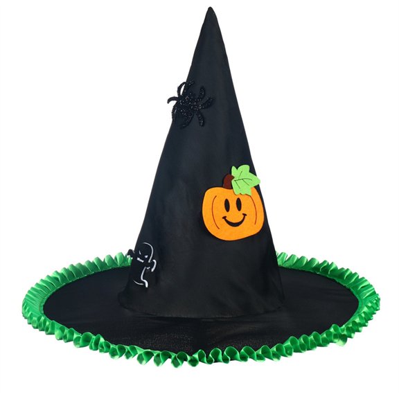 ROZYARD Kids Party Hat Pointed Witch Hat Witch Accessories Pumpkins Witch Hat
