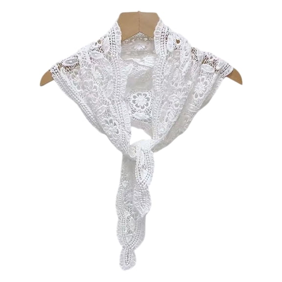 ROZYARD Korean Charm Openwork Scarf Stylish Cotton Wrap Shawl Casual Daily