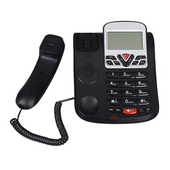 ROZYARD L-51 Corded Phone Office Telephone With Caller Display Landline Telephones