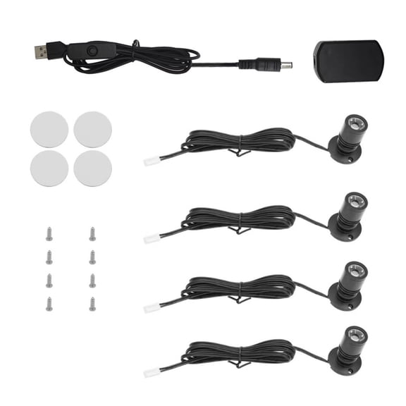 ROZYARD LED Track Lights Aluminum Texture Suitable for Indoor Bedroom or Camping