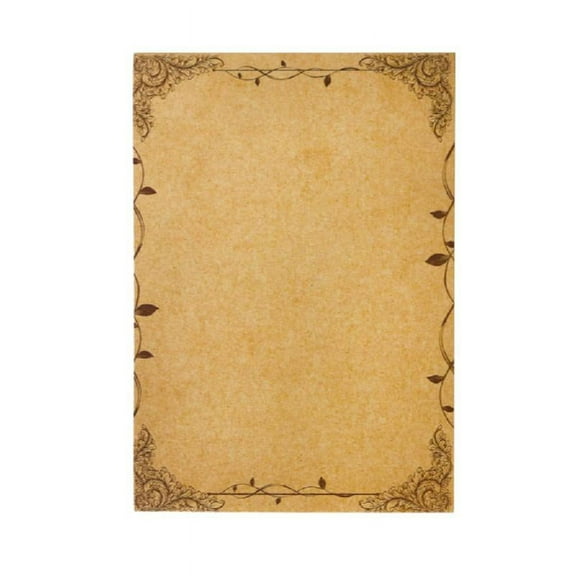 ROZYARD Letter Paper A5 Vintage Letter Paper 8 Sheets 8 Different Floral Pattern Designs