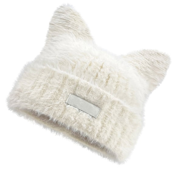 ROZYARD Letter Pattern Hat Gothicism Hat Stretchable Winter Hat Comfortable Lovely Hat for Outdoor Activity