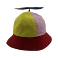 thumbnail image 1 of ROZYARD Lightweight Parents Kids Bucket Hat with Rainbow Windmill Fisherman Hat for Kids, 1 of 16