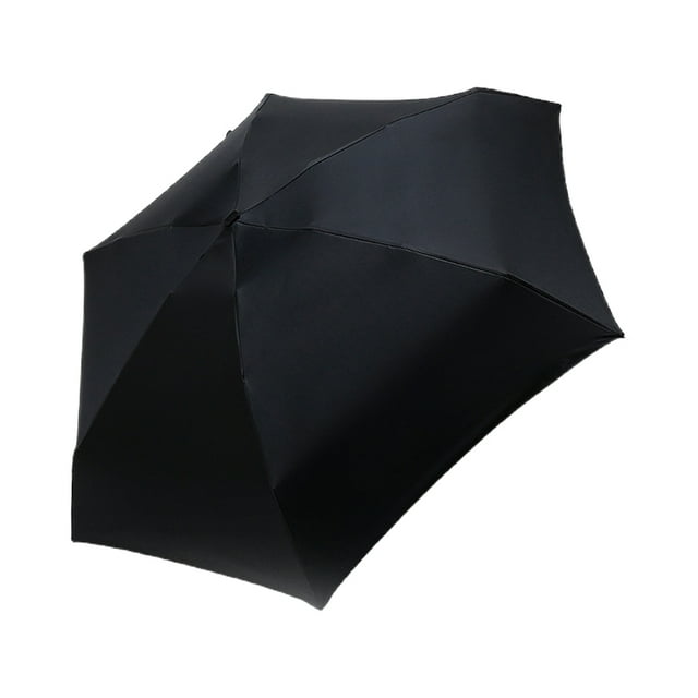 ROZYARD Lightweight Rain for Sun for Protection Mini Compact Pocket Flat Umbrella with 6