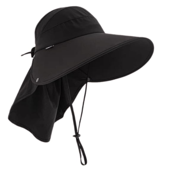 ROZYARD Long Brim Sun Hat for Women Breathable Open Top Sunproof Caps Outdoor Headwear