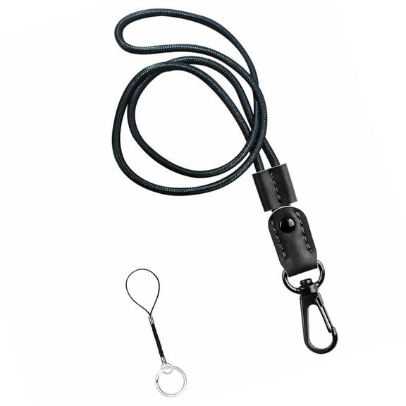 ROZYARD Long Neck Strap Keychain with Metal Clip for Wallet Camera Phone