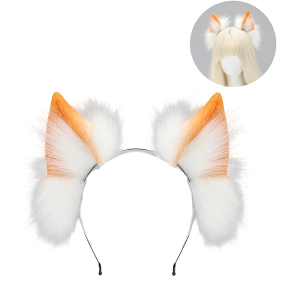 ROZYARD Lovely Plush Ear Hair Band Event Hair Accessory Bendable Hairhoop