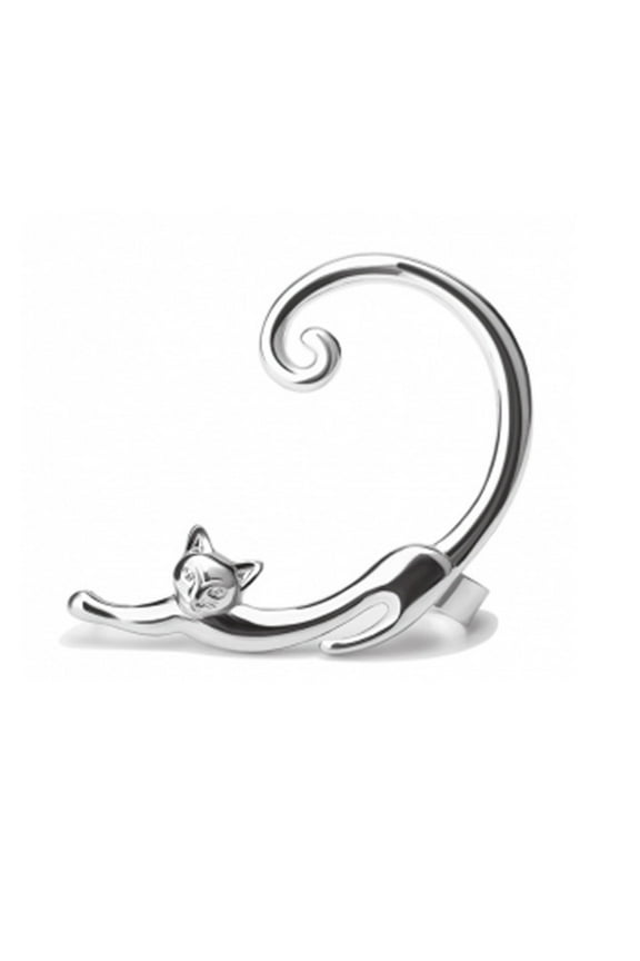 Lovely for Cat Ear Cuff Tiny Pet Wrap Cartilage Stud Cuff Minimalist Jewe