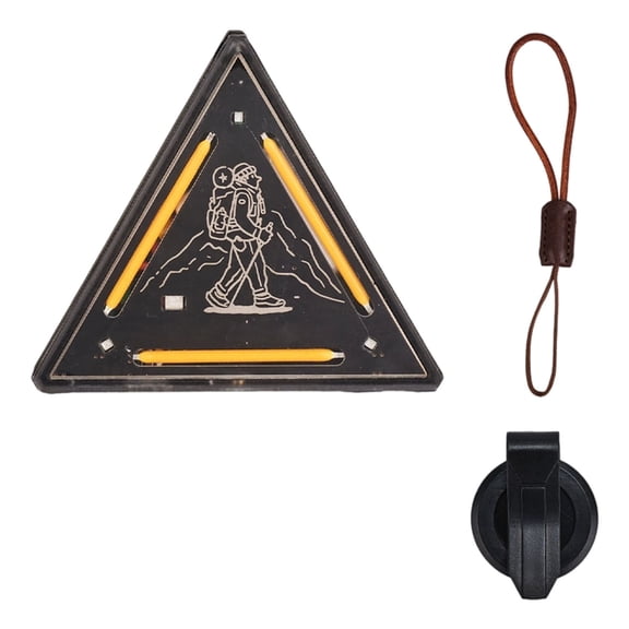 ROZYARD Magnetic Camping Light Rechargeable Night Light Tactic Triangle Light