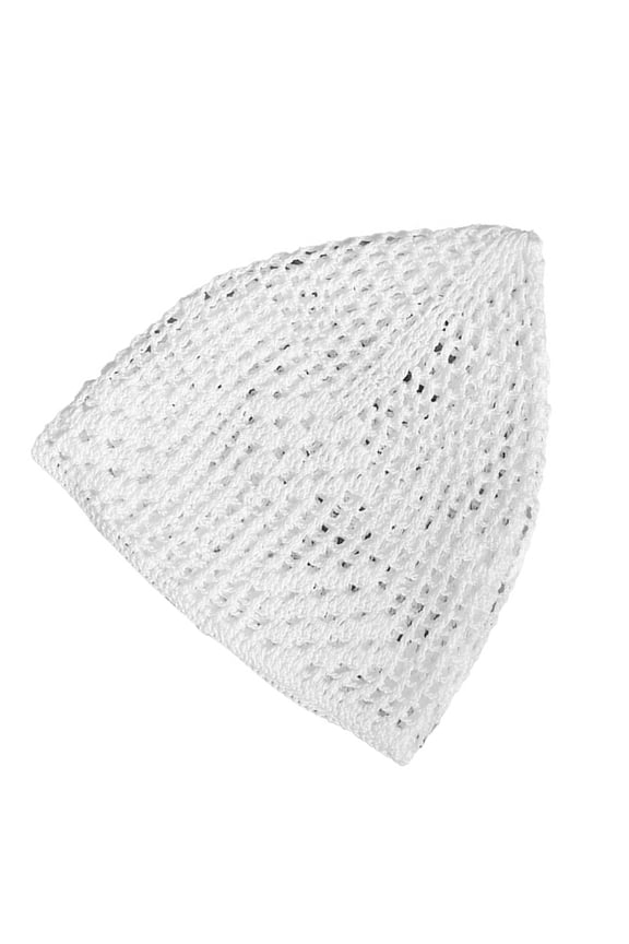 Men Crochet Abaya Prayer Hat Traditional Indian Kufi Bonnet Hat Turban Hat