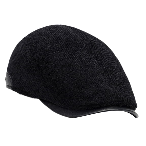 ROZYARD Men's Wool Beret Hat British Long Brims Hat Comfortable Fashion Warm Hat