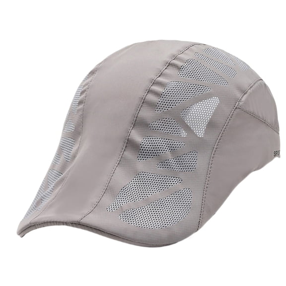 ROZYARD Mens Meshes Flat Beret Caps Breathable Quick Drying Meshes Breathable Beret Hat