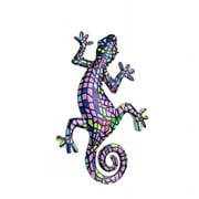 ROZYARD Metal Gecko Hanging Ornament Inspirational Figurine Crafts Decor Supplies for School Classroom Study Wall Painting Gift