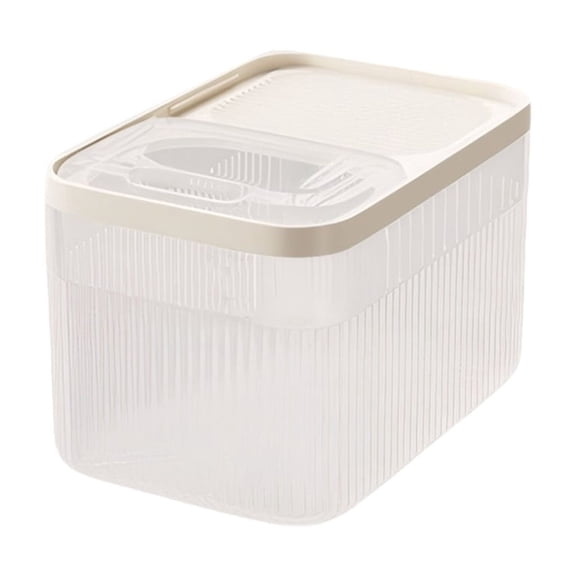 ROZYARD PP Pet Food Storage Bin Sealed Freshness Large Capacity Modern Container Box