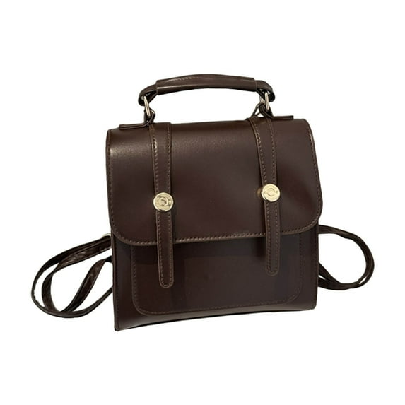 ROZYARD PU Backpack for Women Vintage Travel Backpack Student School Book Bag