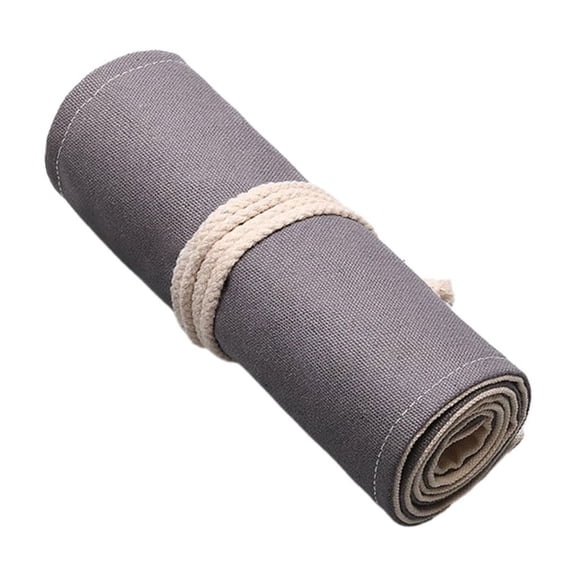 Paint Brush Holder Canvas Roll Up Case Paint Brush Organizers Storage Pouches