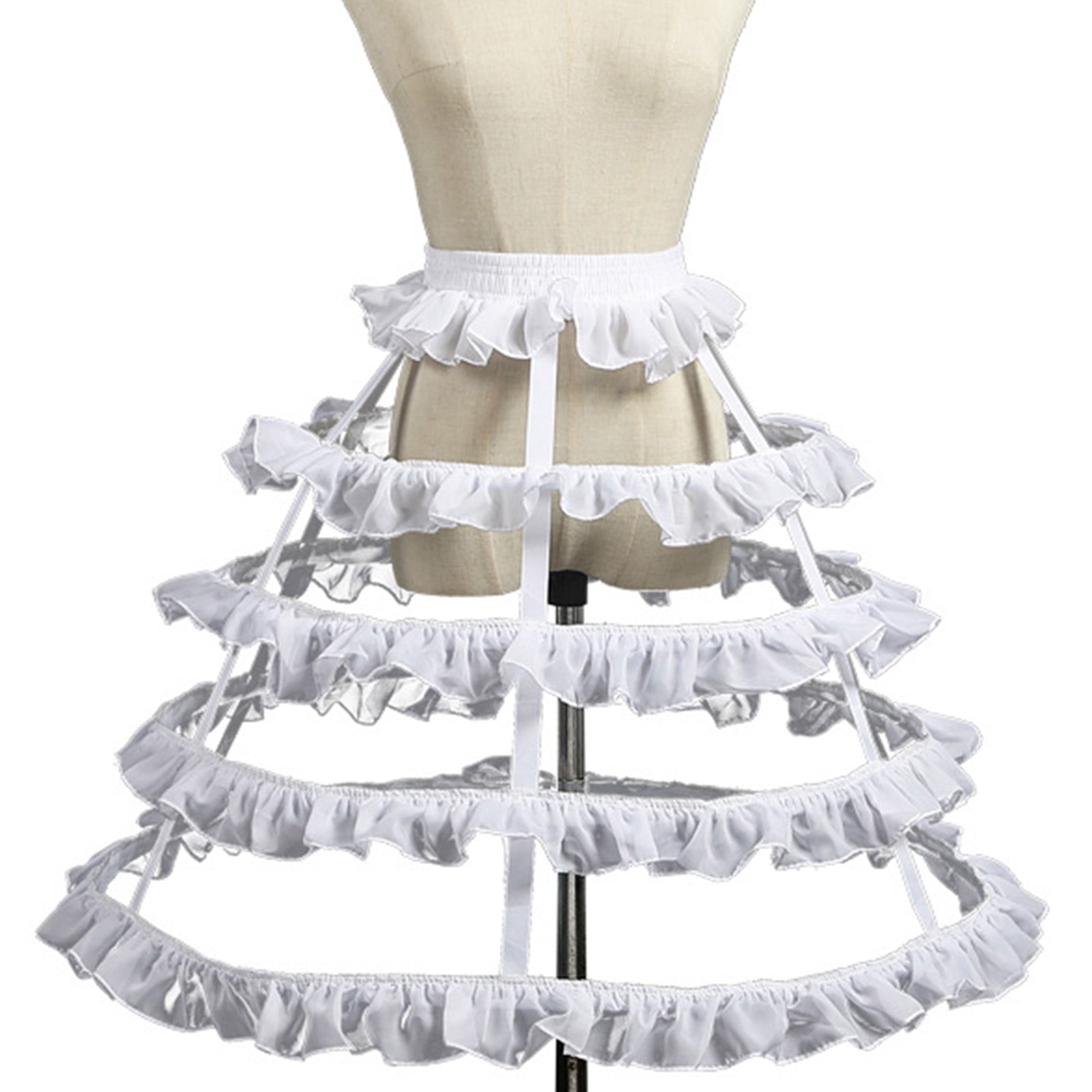 blue dress for baby girl Full Length A-Line Petticoat White / 2X main image 0