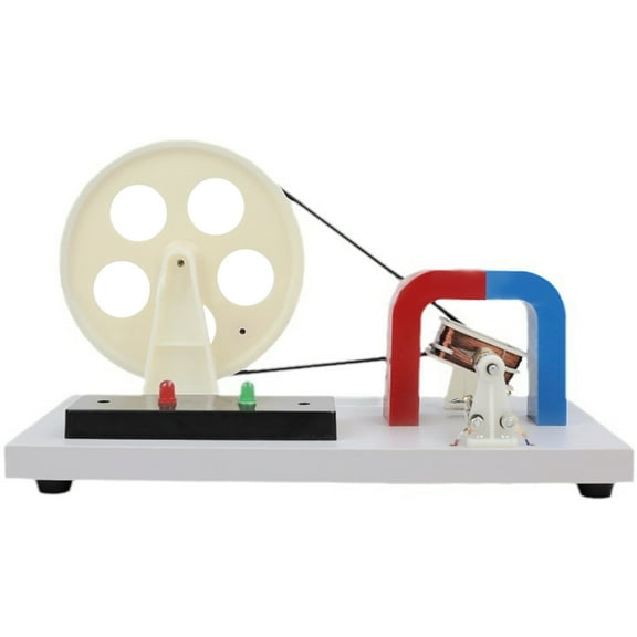 ROZYARD Physics Laboratory Hand Crank Generator Hand Crank A-C and D-C Generator for Middle & High School Electricity Experiment