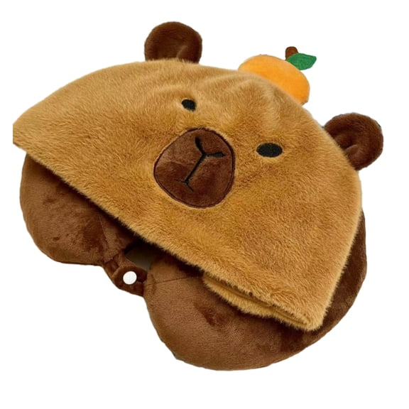ROZYARD Plush Pillow with Hat Perfect Gift for Kids Lovers for Traveling Napping