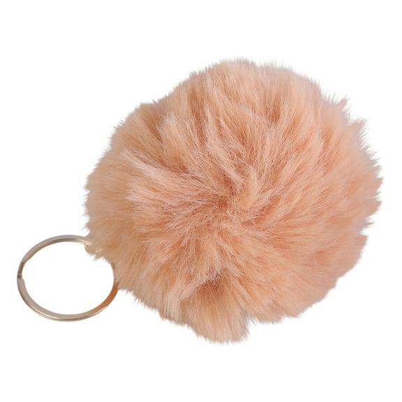 ROZYARD Pom Poms Keychain Fluffy Pompoms Faux Fur Puff Ball Keyrings for Girls Women