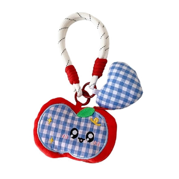 ROZYARD Portable Plush Fruit Shaped Coin Purse Keychain Organizer For Essential