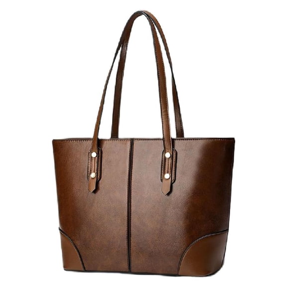 ROZYARD Practical PU Shoulder Bag for Women Top Handle Bag for Any Occasion