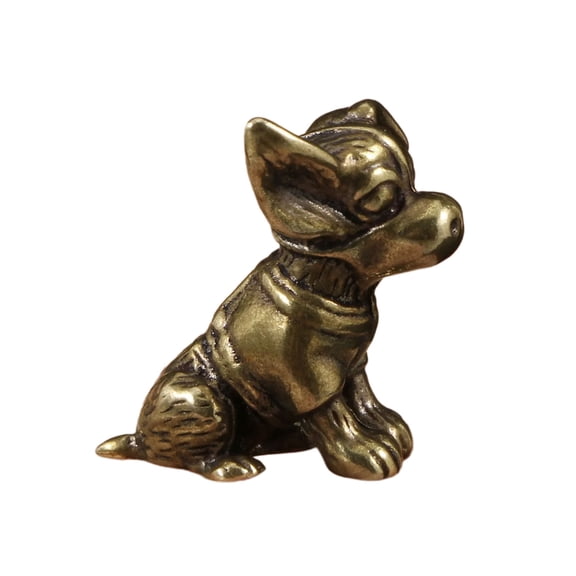 ROZYARD Premium Brass Dog Figurine Great For Decorative And Collectible Use