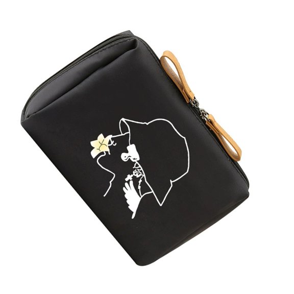 ROZYARD Printed Cosmetic Bag Travel Toiletry Case Makeup Bag Lovely Lipsticks Bag