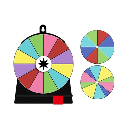 ROZYARD Prize Spinner Board Erasable Prize Wheel With Tear Resistant and Adhesive