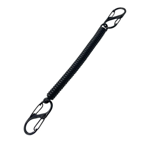 ROZYARD Retractable Coiled Tethers with Carabiner Retractable Spring Elastics Rope