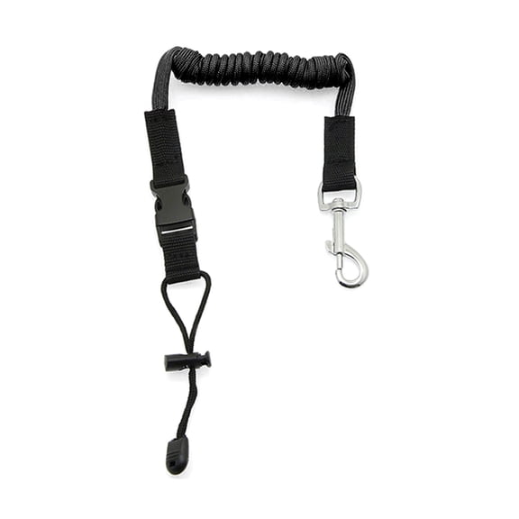 ROZYARD Safety String Adjusted Canoes Paddle Leash Coiled Safety Lanyards with Snap Hook for Kayaks Securing Surfings Cycling