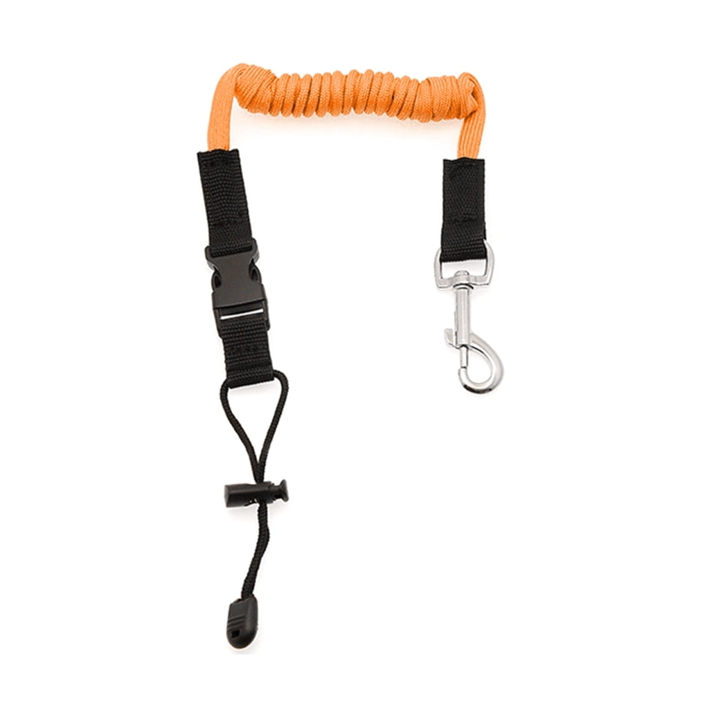 View of ROZYARD Safety String Adjusted Canoes Paddle Leash Coiled Safety ...