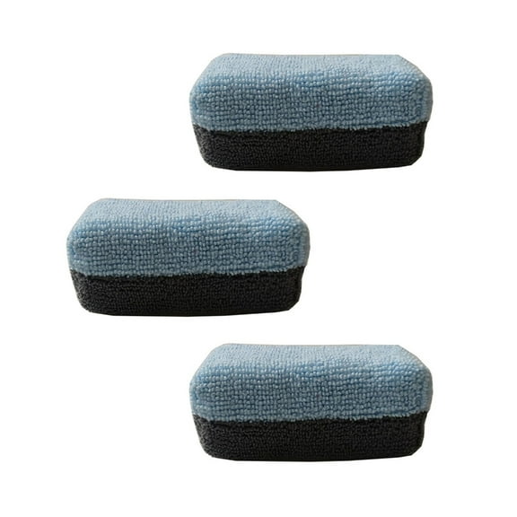 ROZYARD Set Of 3 Soft Microfiber Pad Washable Applicator for Ceramic Coating Application