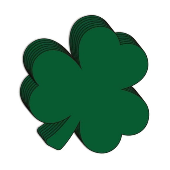 ROZYARD Shamrock Decorative Cards Green Clovers Cards Saint Patrick's Day Ornament