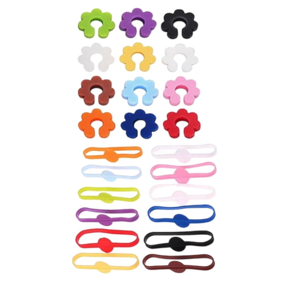 ROZYARD Silicone Wine Glass Identifiers Champagnes Glass Charm Nonslip Wine Charm