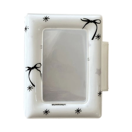 ROZYARD Small Cartoon Print 3Inch Mini Photo Album Photocard Binder with 32 Pockets