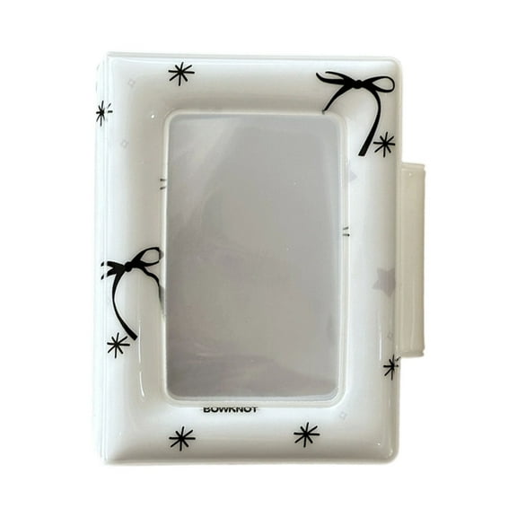 ROZYARD Small Cartoon Print 3Inch Mini Photo Album Photocard Binder with 32 Pockets