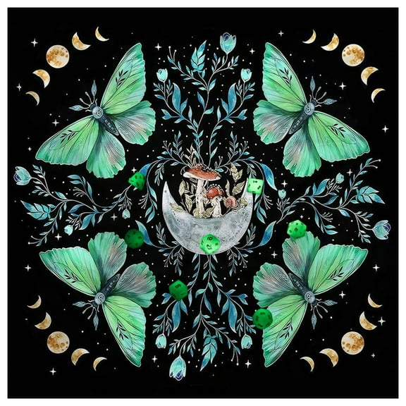 ROZYARD Square Flannelette Tarot Altar Cloth Board Game Pad Astrological Pad Table Cover