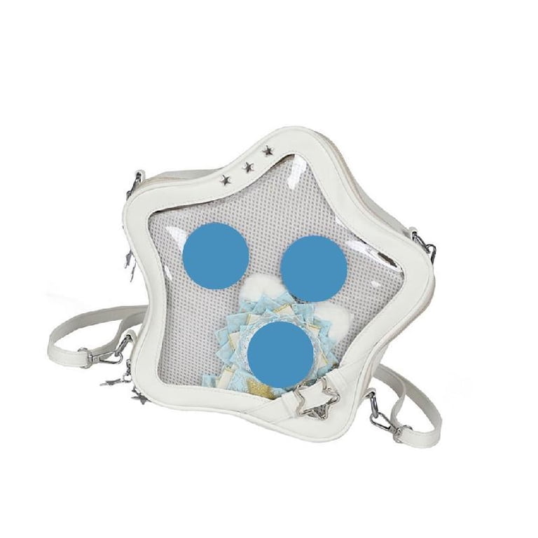 ROZYARD Star Shaped Ita Bag Pins Display Crossbody Bags PU 