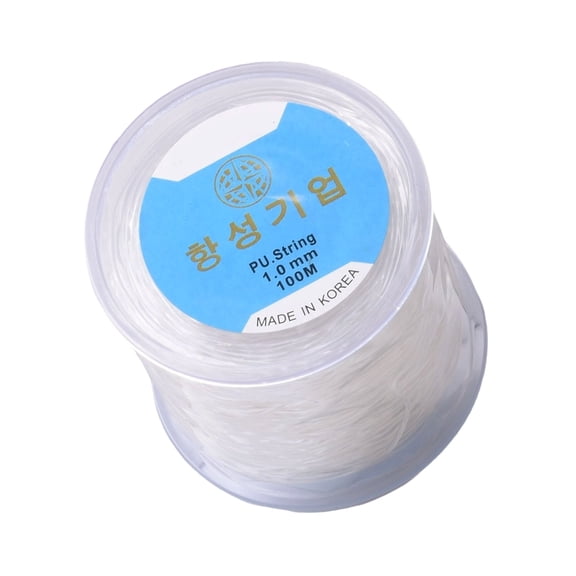 ROZYARD Stretchable Clear Plastic Cord 100 Meters Jewelry Making Craft Thread