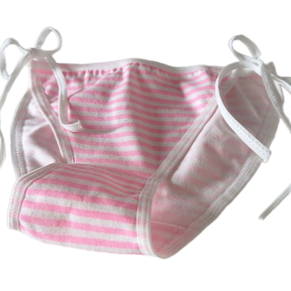 ROZYARD Striped Pattern Bikini Panties Women Lingerie Lace Up Briefs Underwear