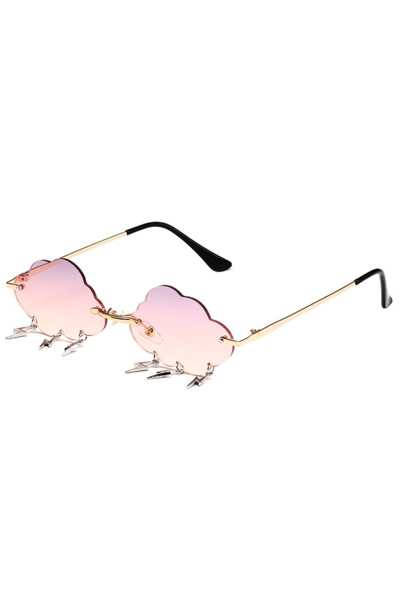 Stylish Cloud Sunglasses for Girls Boys Photo Props Travel Punk Sunglasses