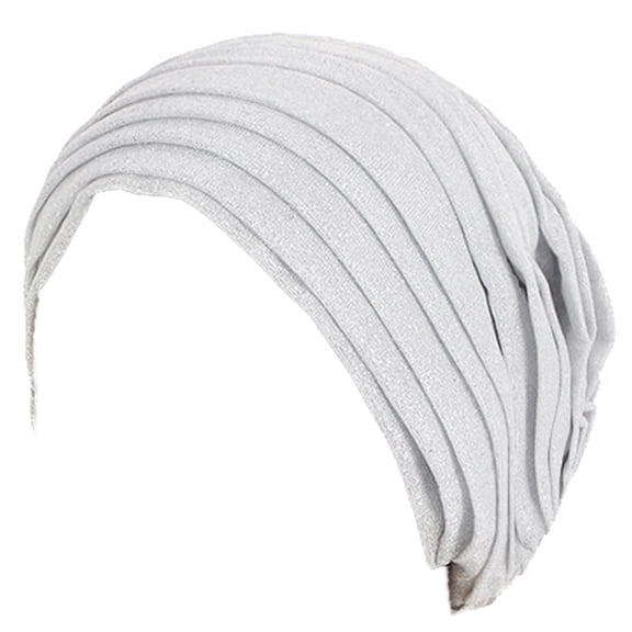 ROZYARD Stylish Stretch Hijab Head Wrap Glitter Hijab Turban for Women Hair Accessory Comfortable Glitter Head Scarf Wrap