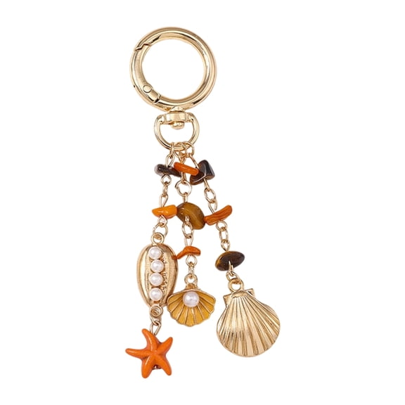 ROZYARD Summer Vacation Themed Keychain Zinc Alloy Crafted Keyring Gift for Friend