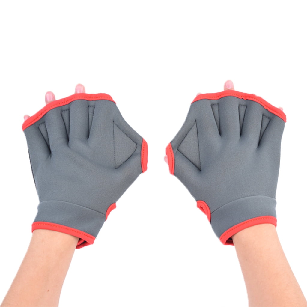 ROZYARD Swim Paddles Flippers Swimming Hand Finger Webbed Gloves Webbed