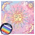 thumbnail image 1 of ROZYARD Table Cover Tarot Tablecloth Improve Spiritual Journey Moon Table Cover, 1 of 9