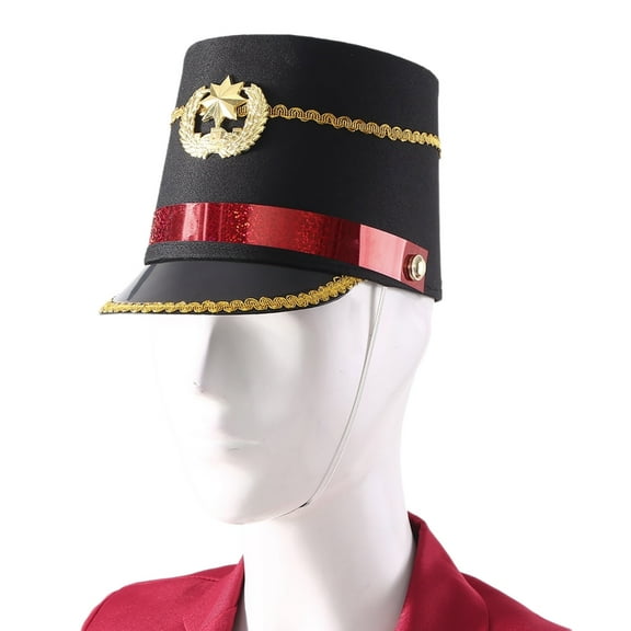 ROZYARD Teen Hat for Outdoor Drum Majors Hat for Soldier Show Hat Model Show Hat